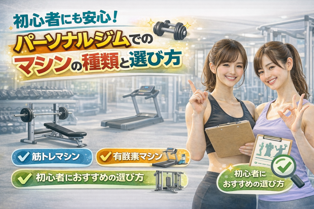 初心者にも安心！パーソナルジムでのマシンの種類と選び方